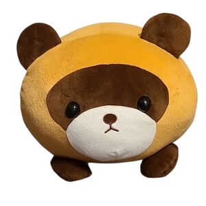 NEW Amufun Amuse Tanuki Raccoon Plush Stuffed Animal New 15" Japan